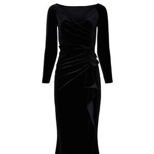 Chiara Boni La Petite Robe Velvet Silveria Gown